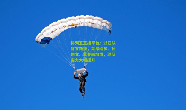 排列五直播平台：浙江队官宣新援，莱昂纳多、孙国文、董春雨加盟，球队实力大幅提升